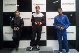 Racing Perfection Kart Academy Brighton Juniors Final Podium - Round 8